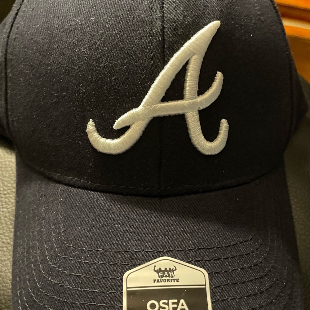 MLB Dark Blue Cap with White Embroidered Logo